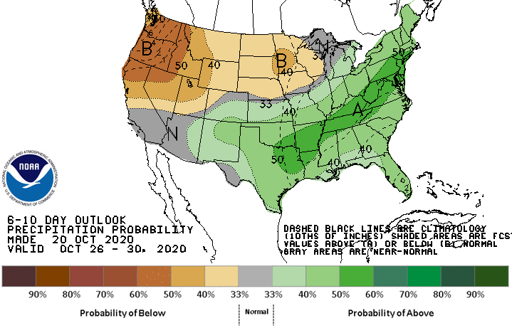 6-10 Day Precipitation Probability Outlook